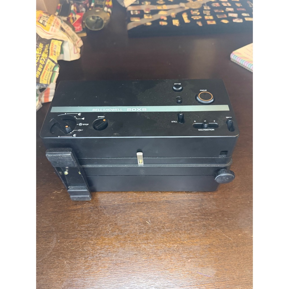 70s Bell & Howell 20XS Super 8mm Movie Projector Multimotion Vintage Film Black